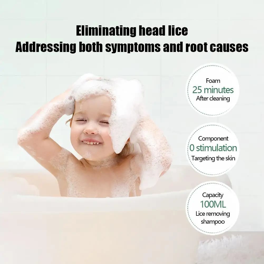 Lice Shampoo For Children's Head Lice Removal Shampoo Water Lice Stand Pure For Pubic Lice Removal Hundred Tincture B4L7