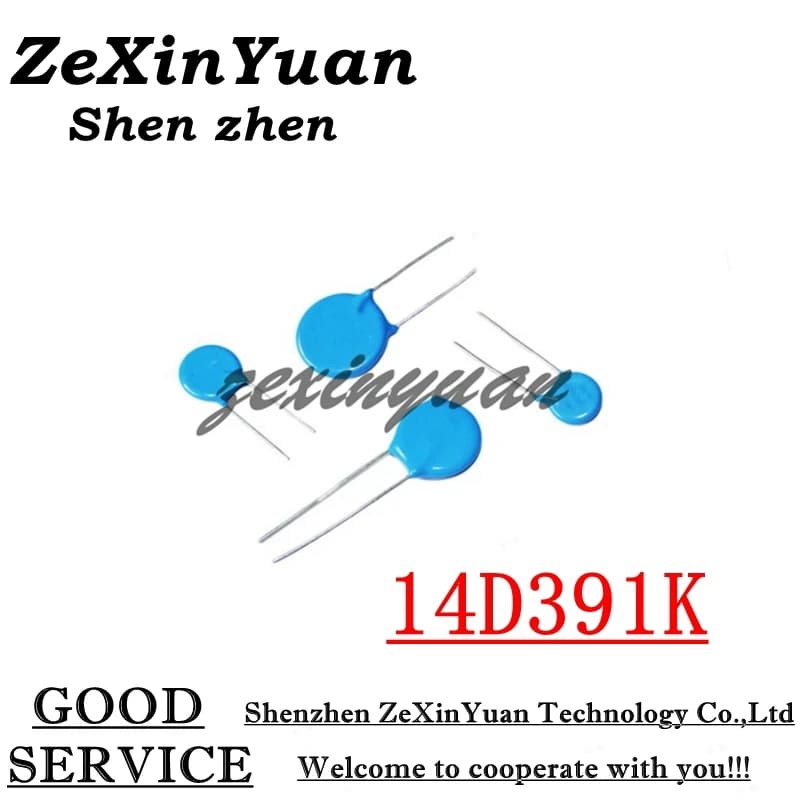 10PCS/LOT 14D391K 14K391 390V varistor diameter 14mm AC 250V DC 320V