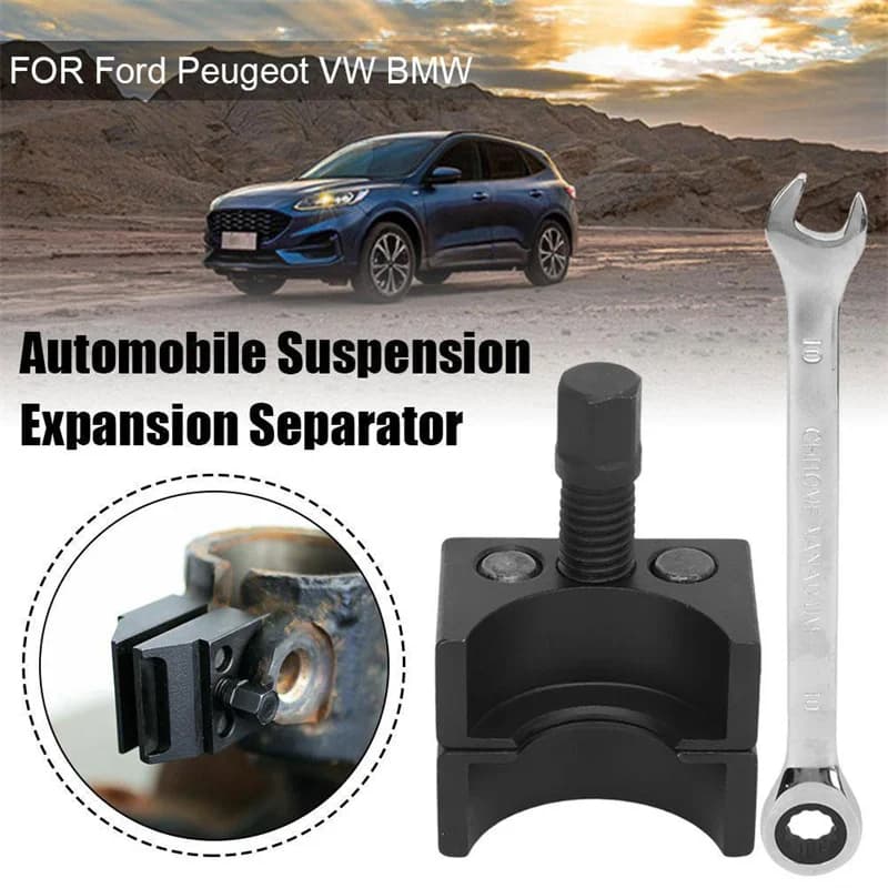Car Suspension Split Hub Steering Knuckle Spreader Steel Assembly Suspension Strut Splitter Wheel Hub Expander For VW Ford BMW