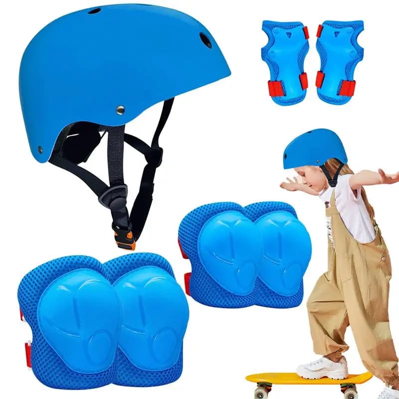 Helmets And Pads For Kids Cycling Protective Gear For Kids Youth Cycling Helmets Set For Kids Aged 3-10 Toddler Helmets With