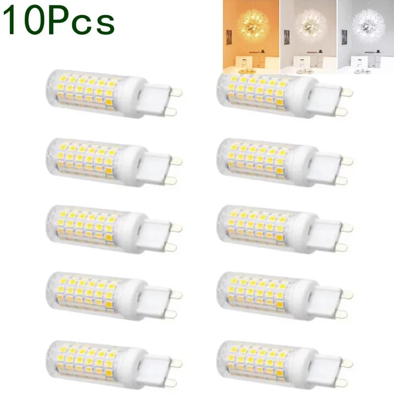 10Pcs/lot 18W G9 LED Corn Light Bulb AC 220V 360° Lighting Ceramic Lamp Warm / Cool / Neutral White LED Lamp For Home Wholesale