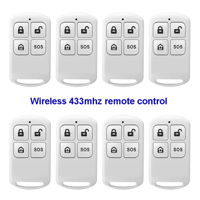 ACJ 433MHz Wireless Remote Control Detector EV1527 for Remotely Arm / Disarm Home Burglar Security Alarm System for PG103 107