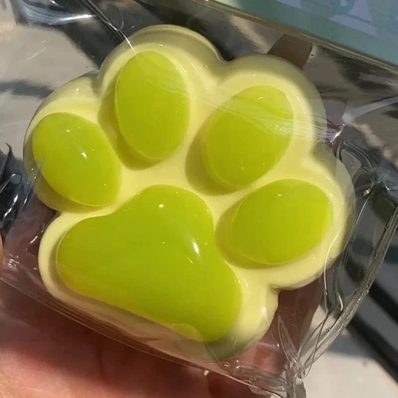 Cat Paw Mochi Taba Squishy Fidget Toy Cute Cat Paws Toys Slow Rebound Decompression Toy Reduce Stress Kids Toys Gifts 