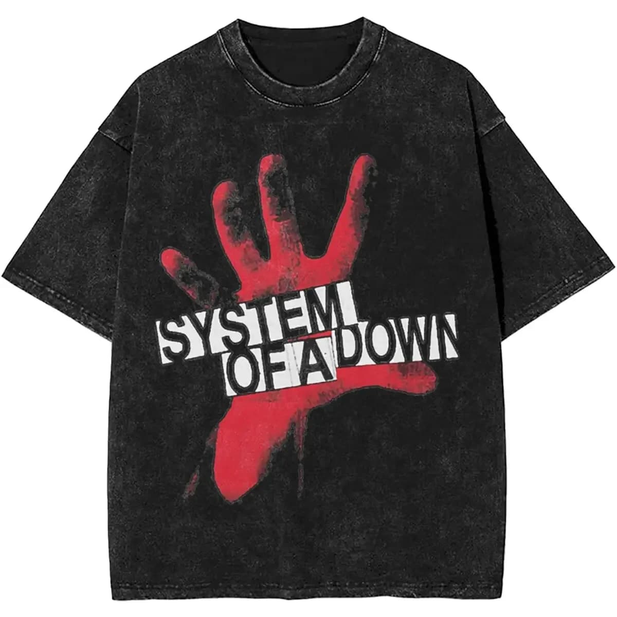 Printed Soad Best Of System A Downs Metal Band Washed Shirts Apparel Oversize T-Shirt Men Women Tee