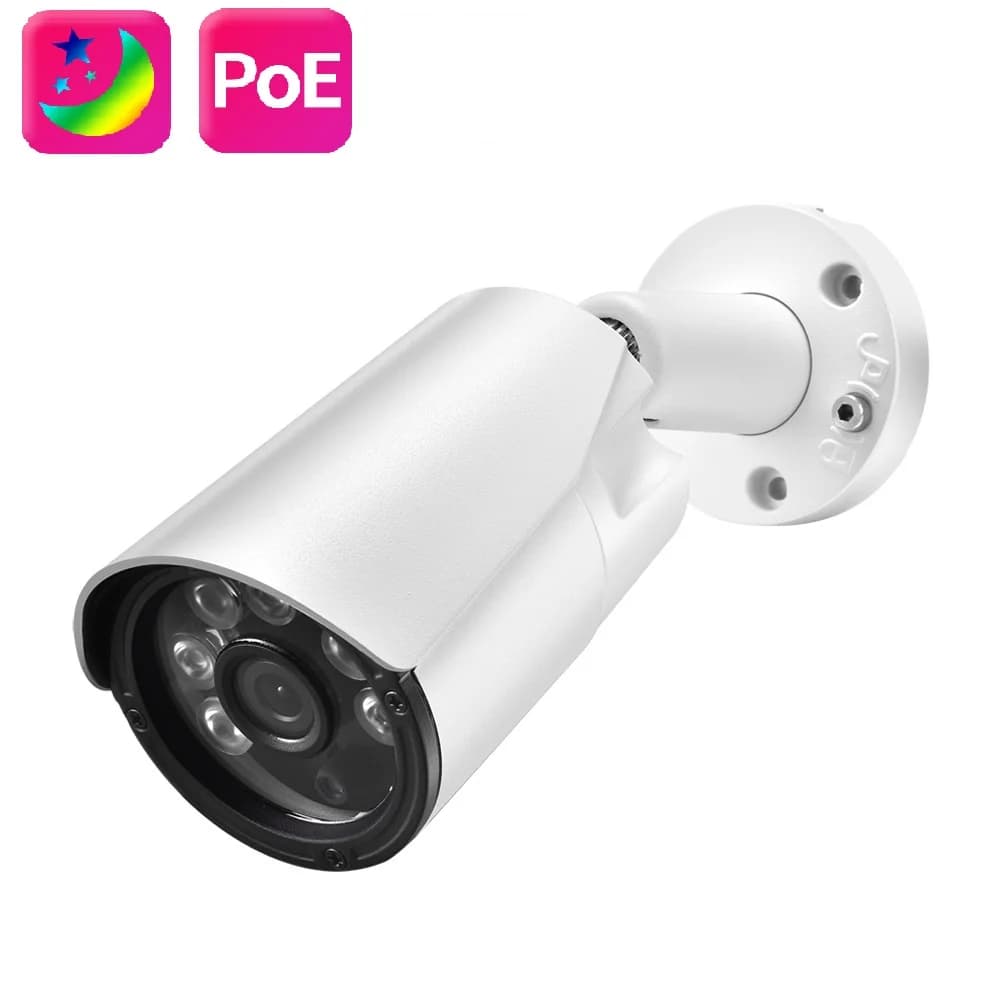 AZISHN Smart IR-CUT Full Color Night Vision high resolution 4K 8MP IP67 H.265+ IP Camera P2P AI Face Detection Camera XMEYE