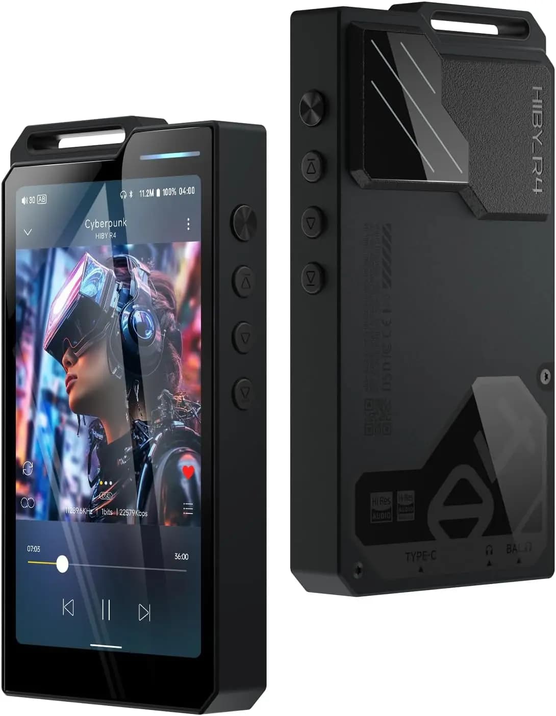 R4 mp3 & mp4 Players spotify Player with Bluetooth and WiFi 4-Way HiFi DAP