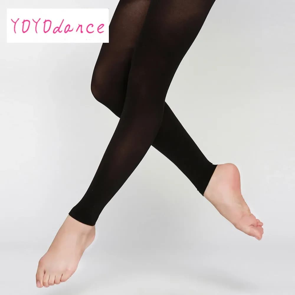 Wholesale 2025 Flexible Nylon Spandex Girls SA,MA,LA Black Pink Adult Girl Kids Soft Pantyhose Footless Ballet Dance Tights