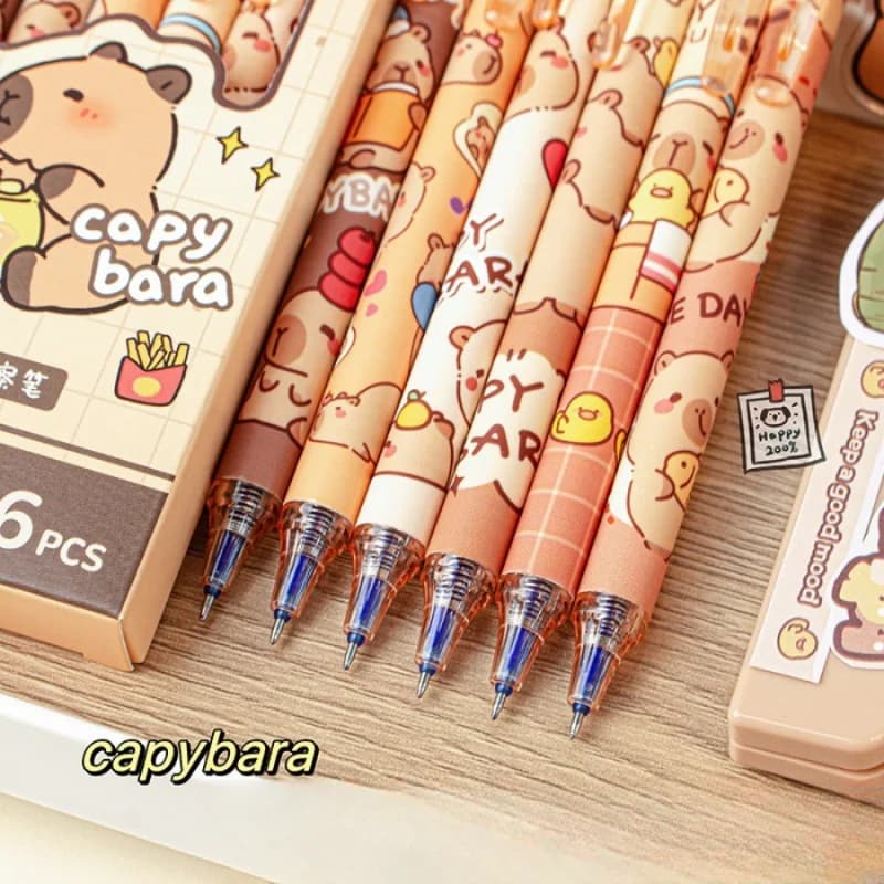 Student Blue Erasable Gel Pen Side Press Good-looking CartoonSTBrush Pen Hot Erasable Crystal Blue Color Erasable Pen