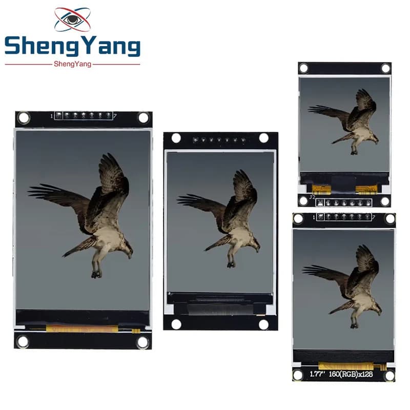 TZT 1.44/1.77/2.0/2.4/2.8 Inch TFT Color Screen LCD Display Module Drive ST7735 ST7789 Interface SPI 128*128 240*320