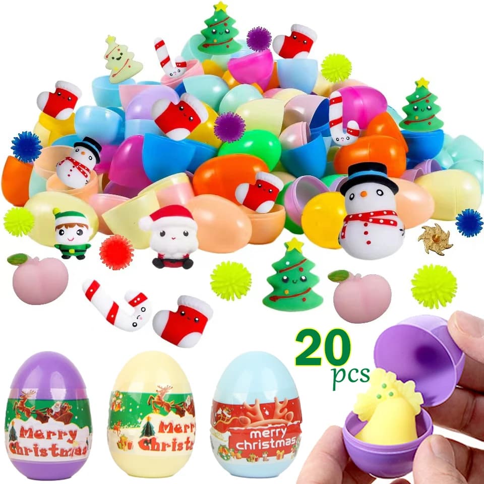 Lots Christmas Twisted Egg Blind Box Toys Mini Cartoon Doll Sticking To The Wall Palm Rotating Egg Toy Christmas Blind Box Gift