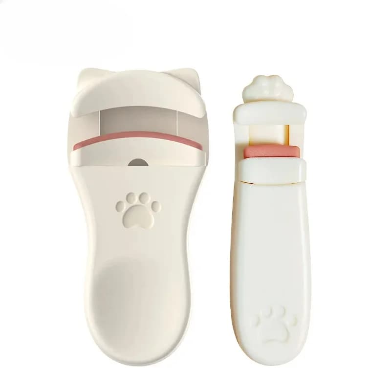 Wholesale 2PCs Cat Claw Eyelash Curler Set plus Wide Angle Long Lasting Women Makeup Accessories Tool Fit All Eyelash Shapes