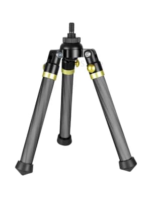 Carbon Fiber Video Monopod Stand Base Monopod Tripod Base Manbily Mini Three Feet Support for DSLR sony canon nikon with 3/8''