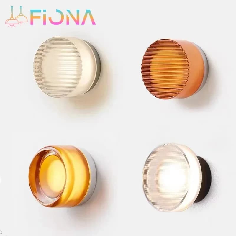 Modern Round Wall Lamp LED Acrylic Wall Light Sconce Living Room Aisel Corridor Bedroom Bathroom Home Decoration Indoor Lighting