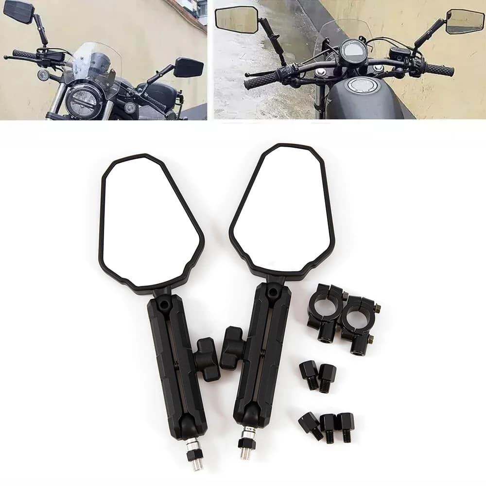 For YAMAHA TENERE 700 Tenere700 Motorcycle Rearview Mirror Adventure ADV Foldable Mirrors For xt660z xt1200 Tracer 9 GT