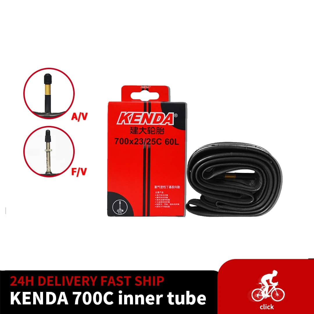 1PCS KENDA Bicycle Tire Inner Tube 700C 18-23C 23-25C 28-32C 35-43C 45C camera Schrader Presta valve inner tube road bike