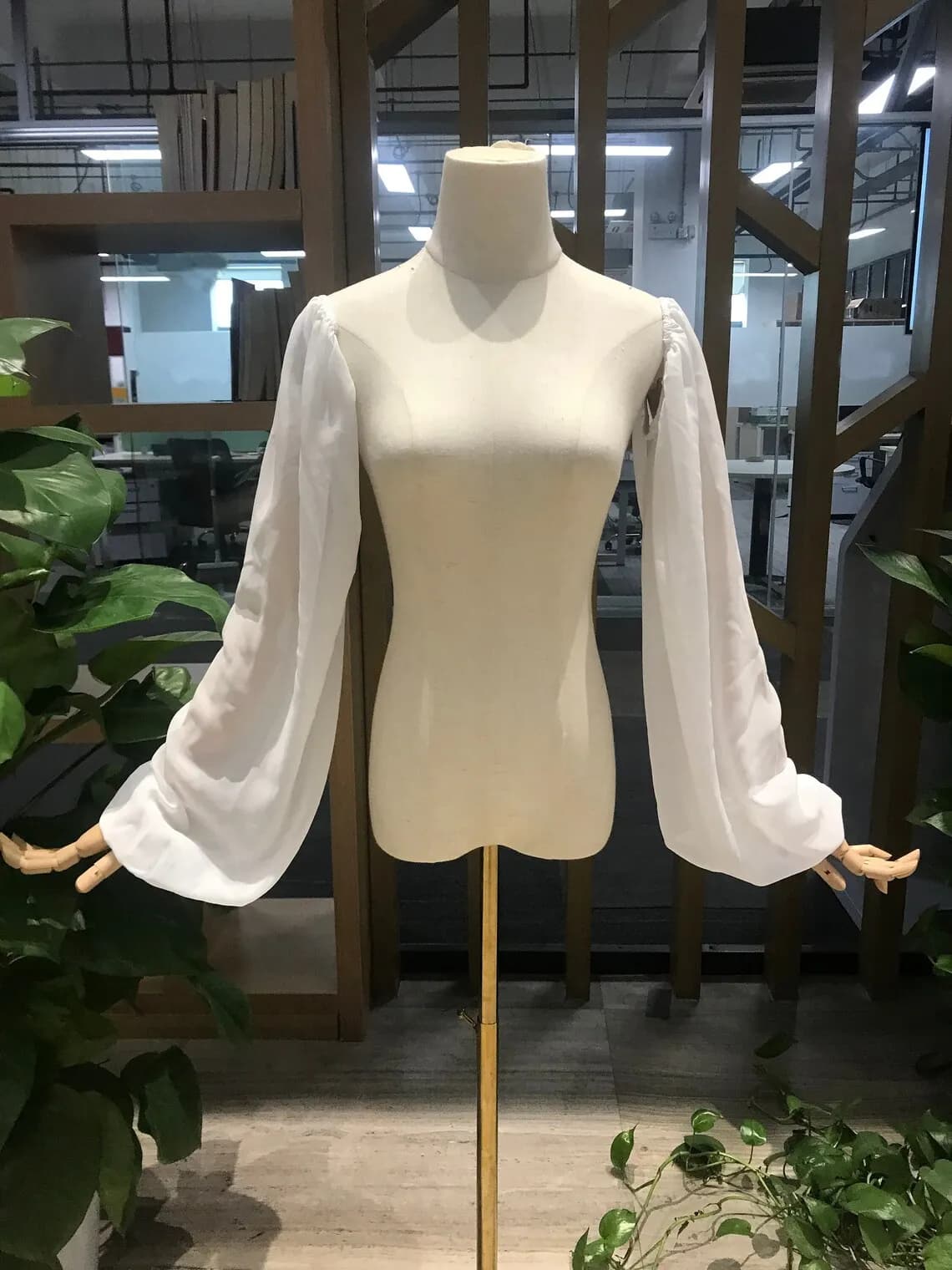 Chiffon Wedding Long Sleeves Bride Accessories Formal Party Removable Sleeves Accessory Women Elastic Band Bridal Gloves