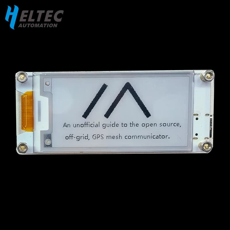 Heltec Meshtastic ESP32 Wireless Paper Eink Display Smart Price Tag Electronic Shelf Label via Bluebooth SX1262 LoRa and WiFi