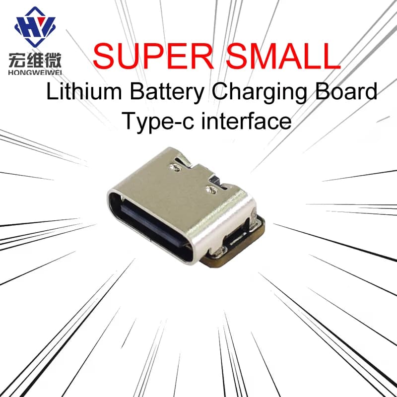 1-10PCS Mini Lithium Battery Charging Board Module 3.7V 4.2V 18650 Lithium Battery Charger Protection Board Type-C Interface