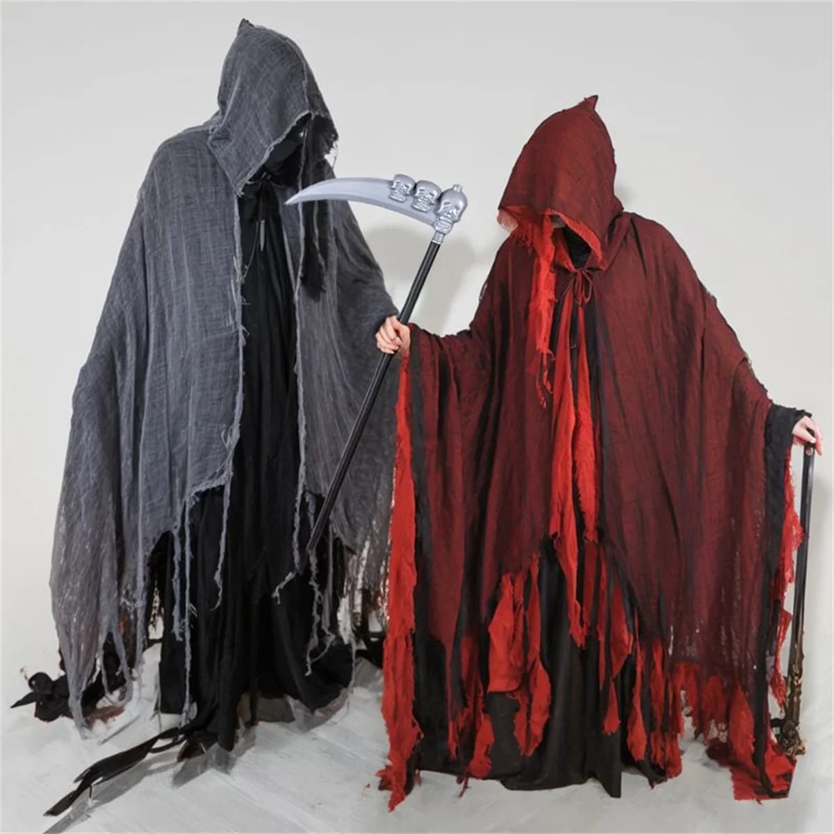 Halloween rag cape red cape death cosplay costume weapon party dress up Halloween props