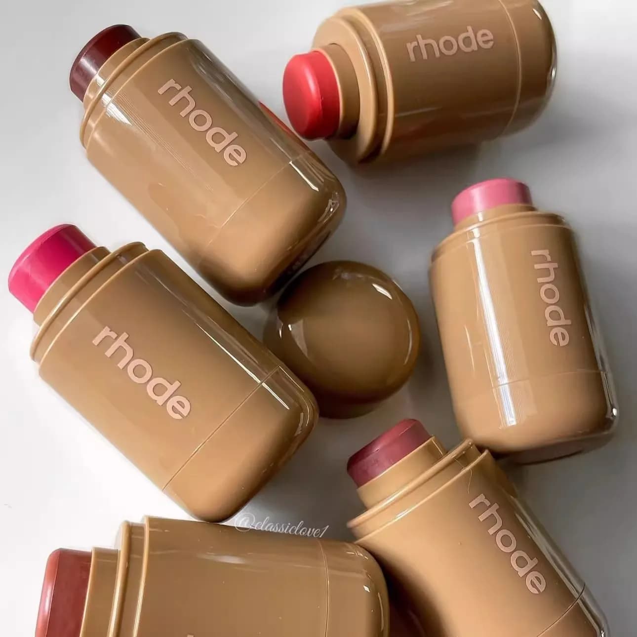 Brand skin Balm Jelly Bean Lip Gloss Spicy Marg Juice Box Pocket Blush Stick Non-fading Waterproof Blusher Moisturizing Lipstick