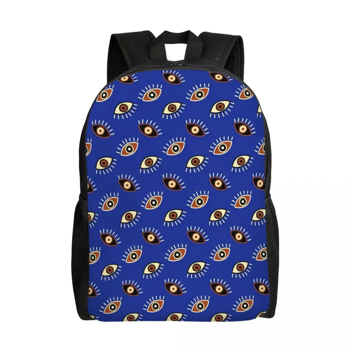 Evil Eye Backpack Vintage Print Style Backpacks Girl Travel Print School Bags Colorful Rucksack