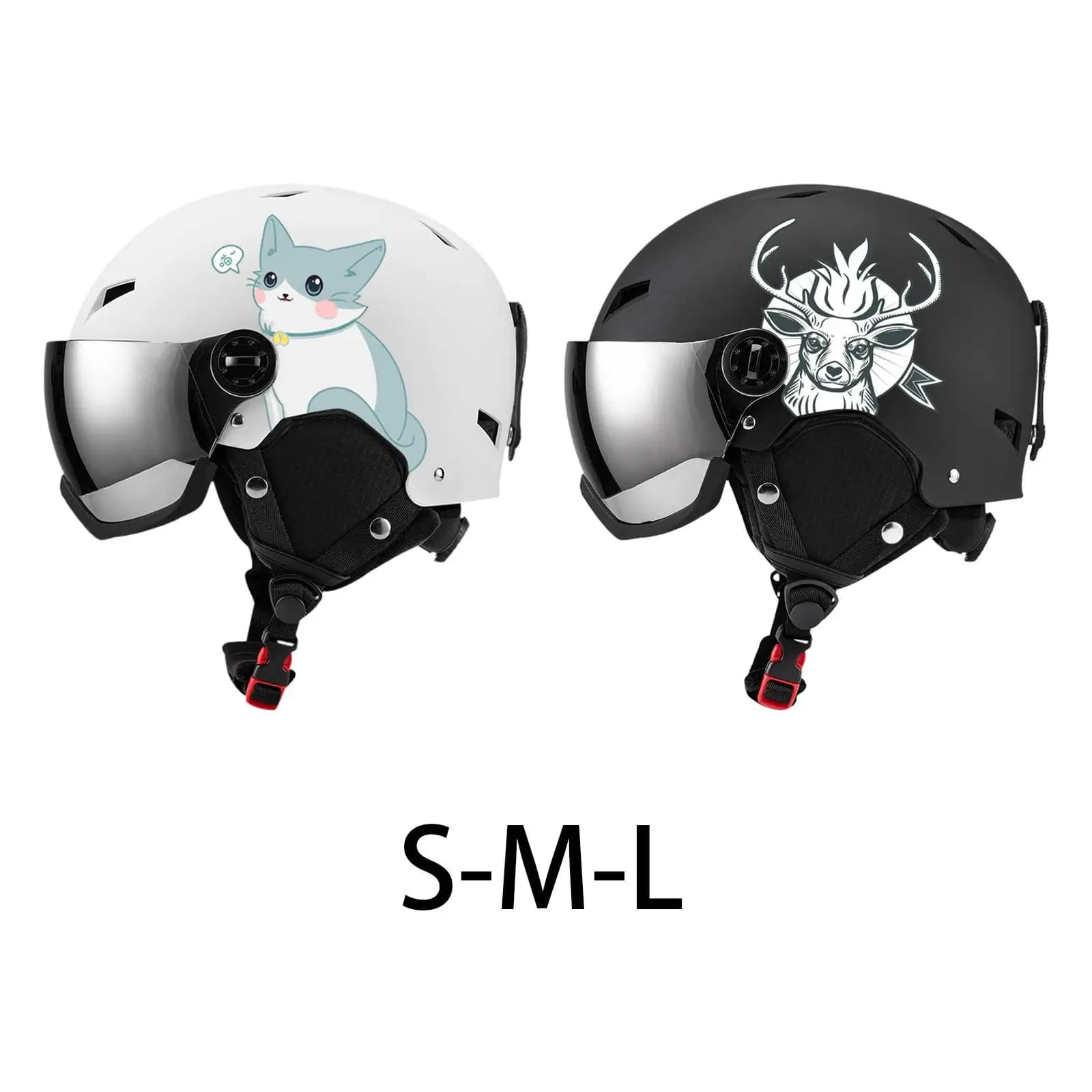 Snowboard Helmet with Head Circumference Regulator Shatter-resistant