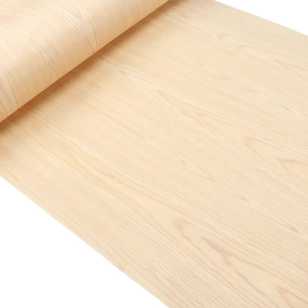 L:2.5meters Width:580mm T:0.25mm White Oak Textured Tech Wood Veneer Speaker Guitar and Vehicle Interior DIY Home Decoration