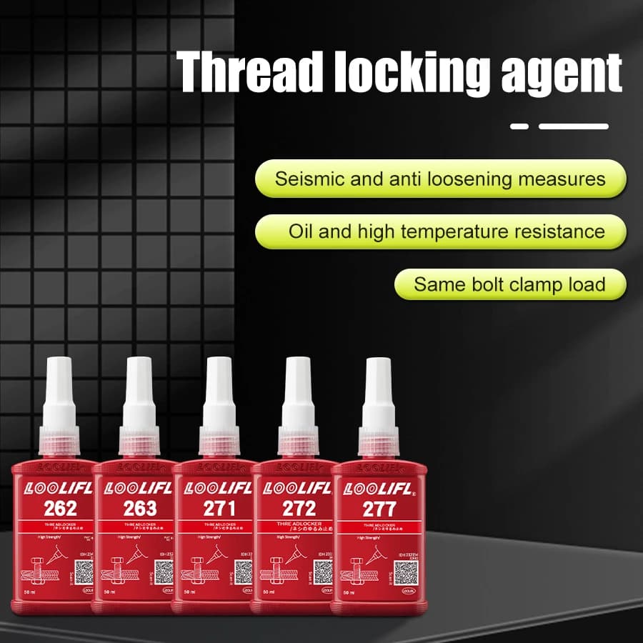 Threadlocker 222 242 243 262 263 271 272 277 290 Screw Glue Quickly Cured Thread Lecking Agent Anaerobic Adhesive GlueAnti-loose