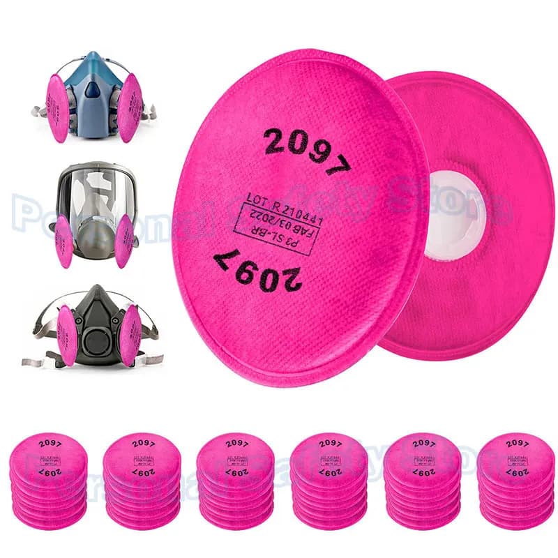 Lots of 2097/2091 Painting Spray Industry particulate P100 Filter For 3m 6200 7502 Series Gas Mask Filters