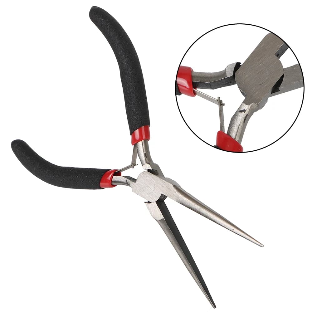 DIYWORK Long Nose Plier Multi tool Needle Nose Plier Forceps Repair Hand Tool