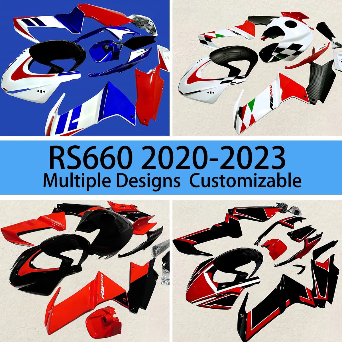 Motorcycle Accessories Fairings for APRILIA RS660 2020 2021 2022 2023 Customizable Shell Fairing Kit RS 660 20 21 22 23
