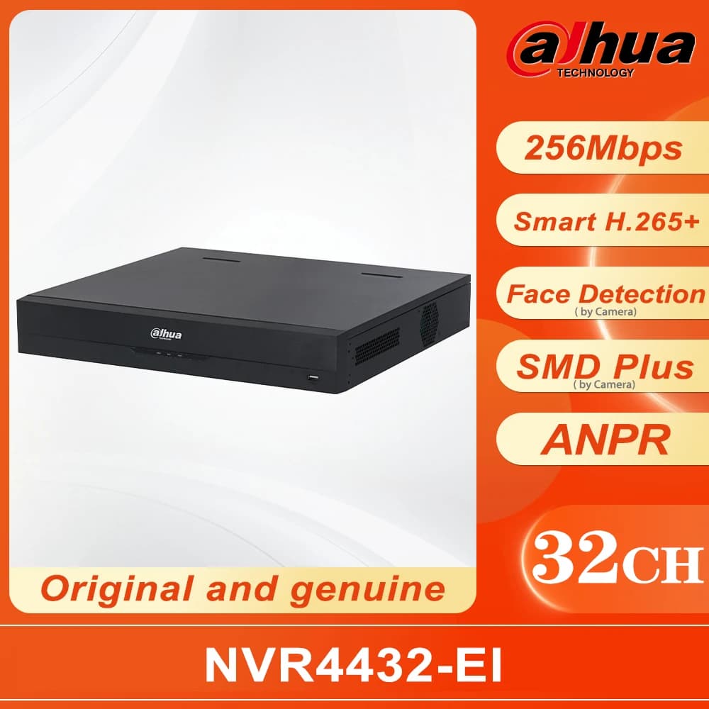 Dahua 32CH 1.5U 4HDDs WizSense Network Video Recorder NVR4432-EI