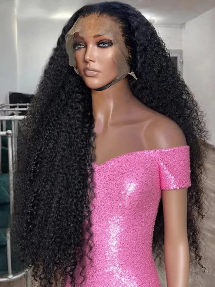 13x6 300% Density Loose Deep Wave Human Hair Wigs 13x4 360 HD Water Curly Full Lace Frontal Wigs Brazilian 40 46 Inch For Women