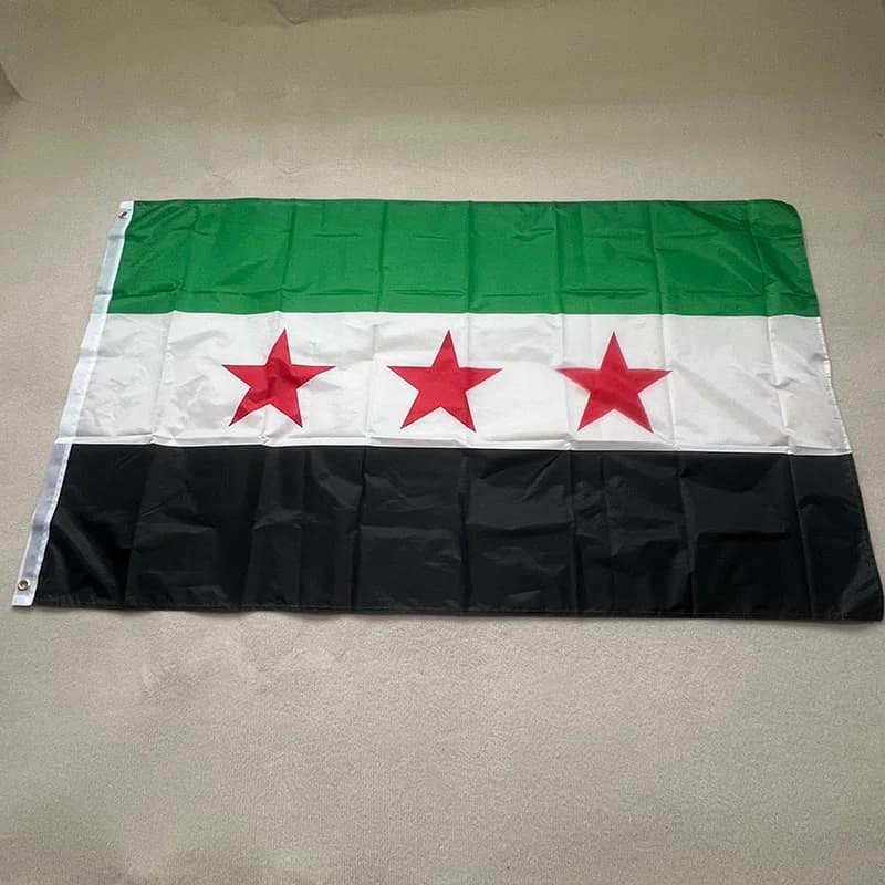 Syria Flag, 90x150cm,flag of syria revolution, Syria Free People's Flag hanging, high quality 100% polyester flag decoration