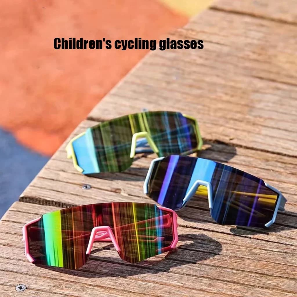 Kids Cycling Sunglasses MTB Fishing Sport Bicycle Glasses UV400 Child Camping Goggles Boys Girls Outdoor Bike Eyewear