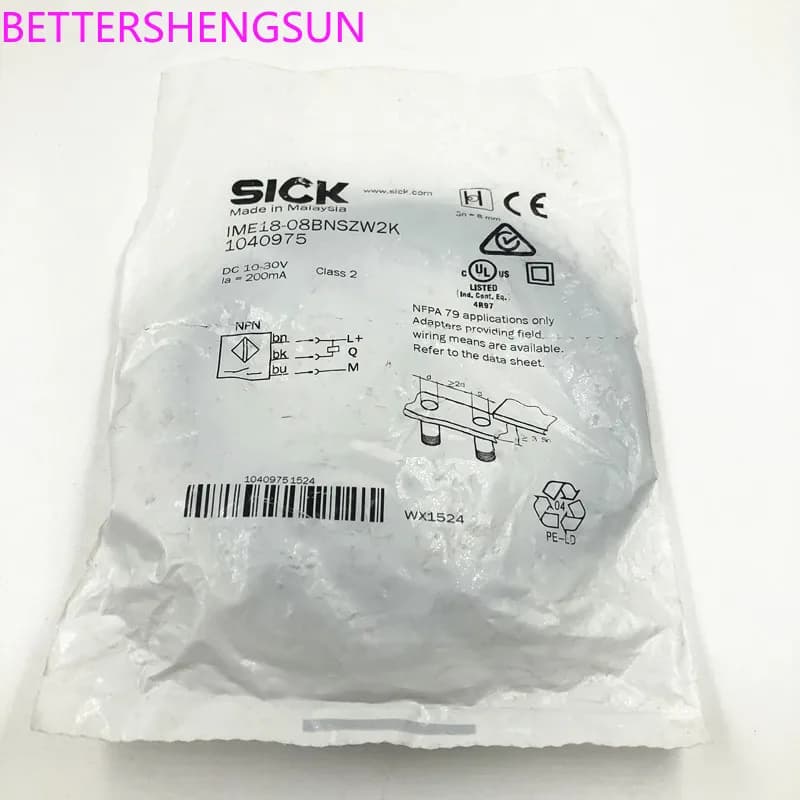 Brand New & Original Ime18-08 Bnszw2g Inductance Approach Switch 1040975