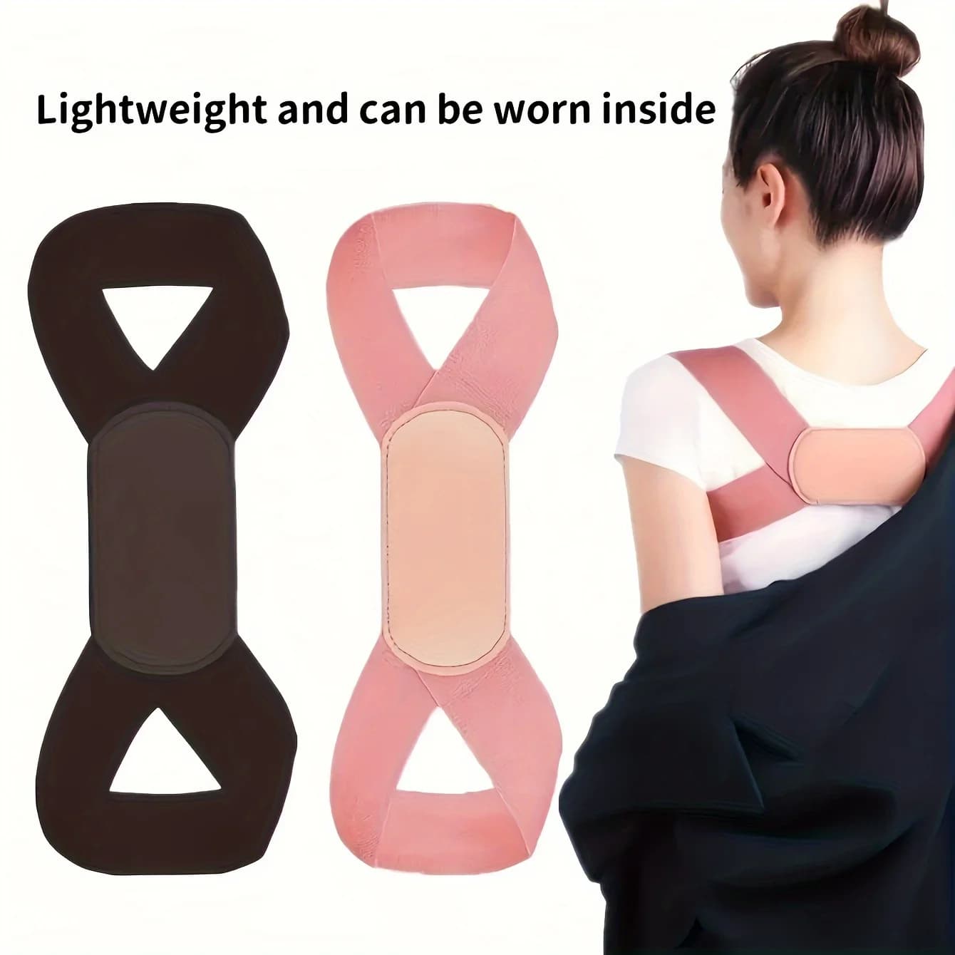 Ladies' breathable invisible posture corrector - fashionable and comfortable back support accessory