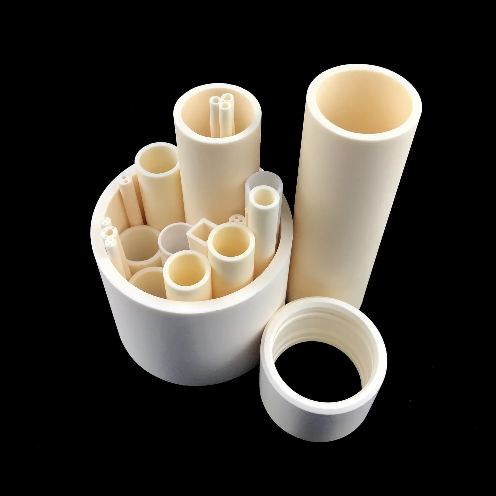 Customize 99.5%-Al2O3 Thermal Corundum Tube/Alumina Ceramic Tube for Furnace Insulating Ceramics For Thermocouple Sensors