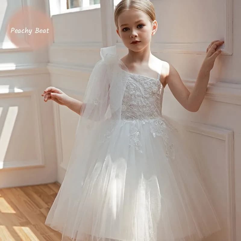 Baby Girl Princess Sequin Tutu Dress Infant Toddler Child Elegant Vestido Off Shoulder Wedding Birthday Party Baby Clothes 2-10Y