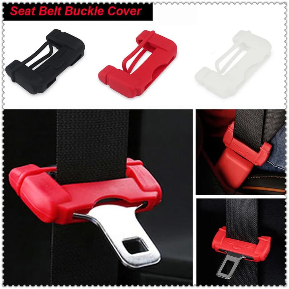 Car Safety Belt Buckle Covers Padding Pad Buckle Protector Anti Scratch for Hyundai ix35 iX45 iX25 i20 i30 Sonata,Verna,Solaris