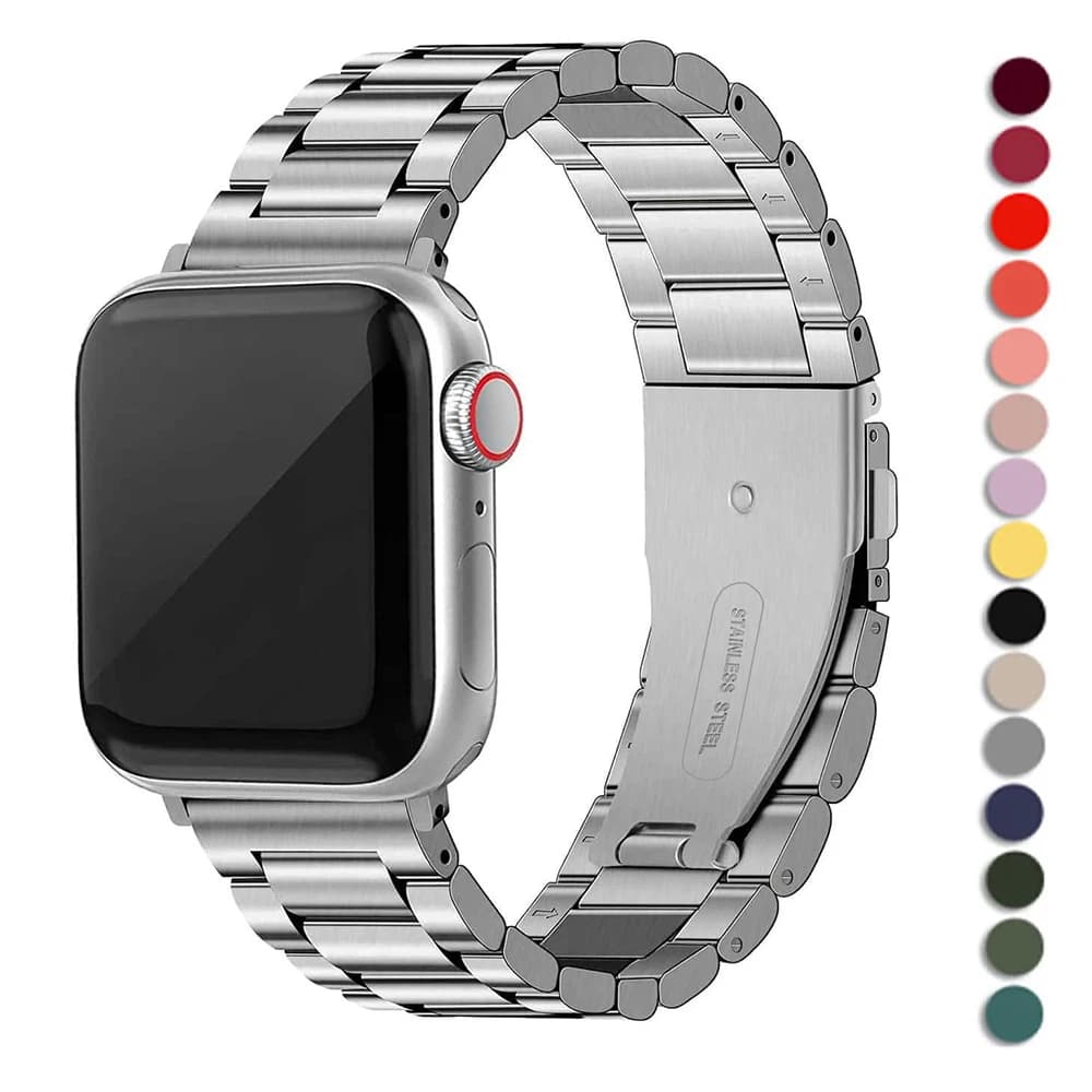 Metal Strap For Apple Watchband 38mm 44mm 40mm 45mm 41mm 42mm 49mm Stainless Steel Band For iWatch Series 7 6 5 4 3 9 8 2 1Ultra