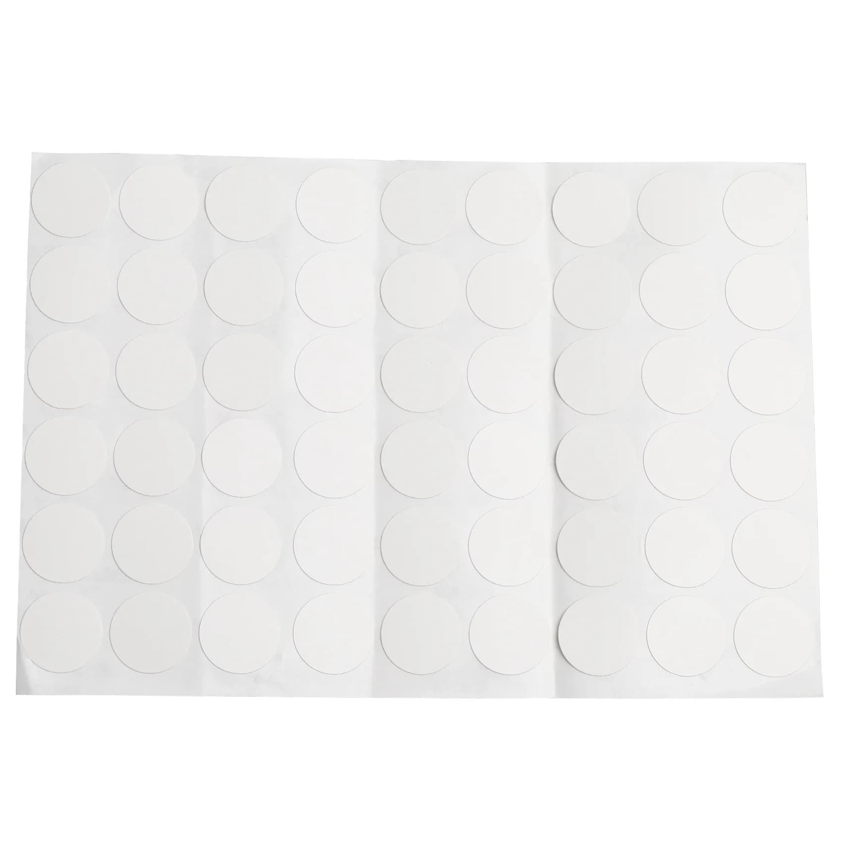 Wardrobe Cupboard Self-adhesive Screw Covers Caps Stickers 54 in 1 White