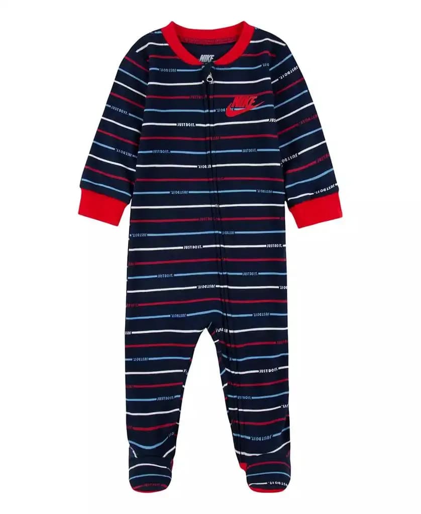 Nike|Baby Girls or Boys Printed Footed Coverall