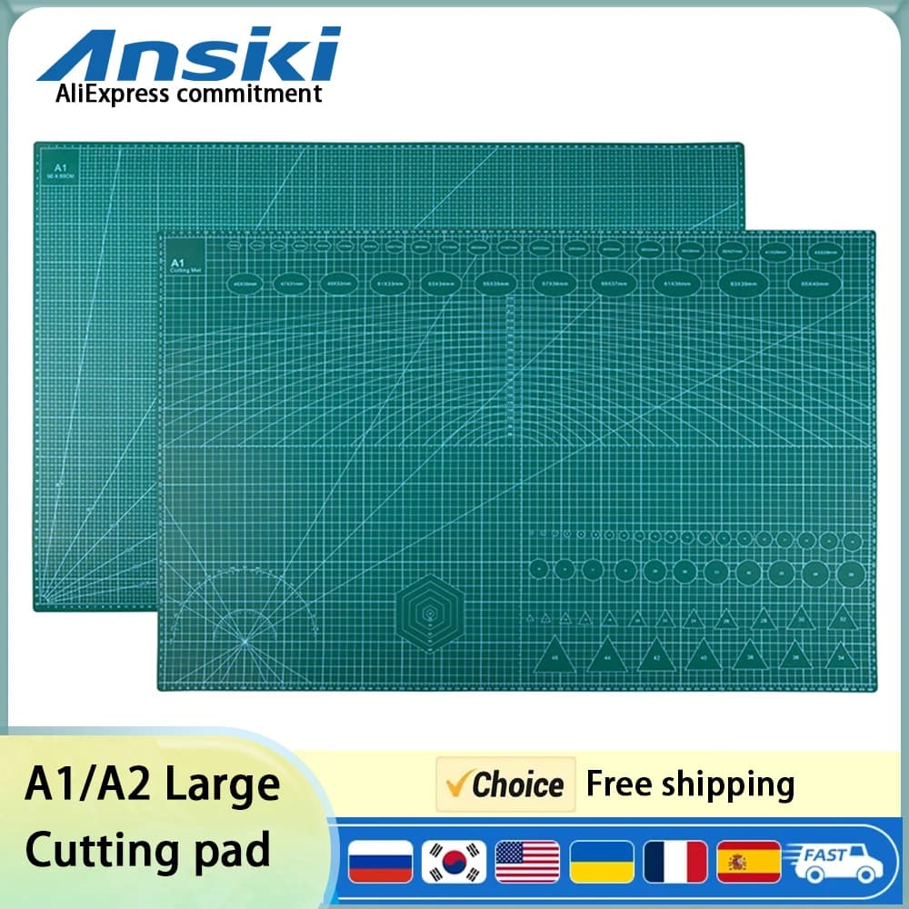 A1 A2 Cutting pad PVC Mat Board Durable Selfhealing Sewing Student Art DIY Paper Cutting Engraving Repair welding work pad