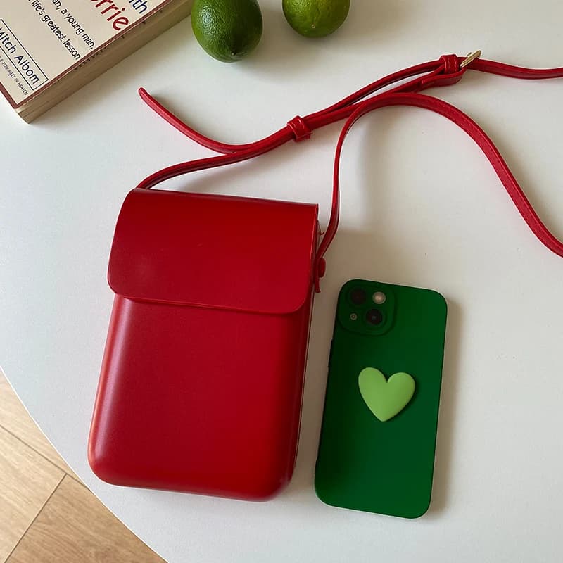 Vintage Small shoulder bag for women pu leather Female crossbody messenger bag mini Sling Bag casual phone purse handbag wallet