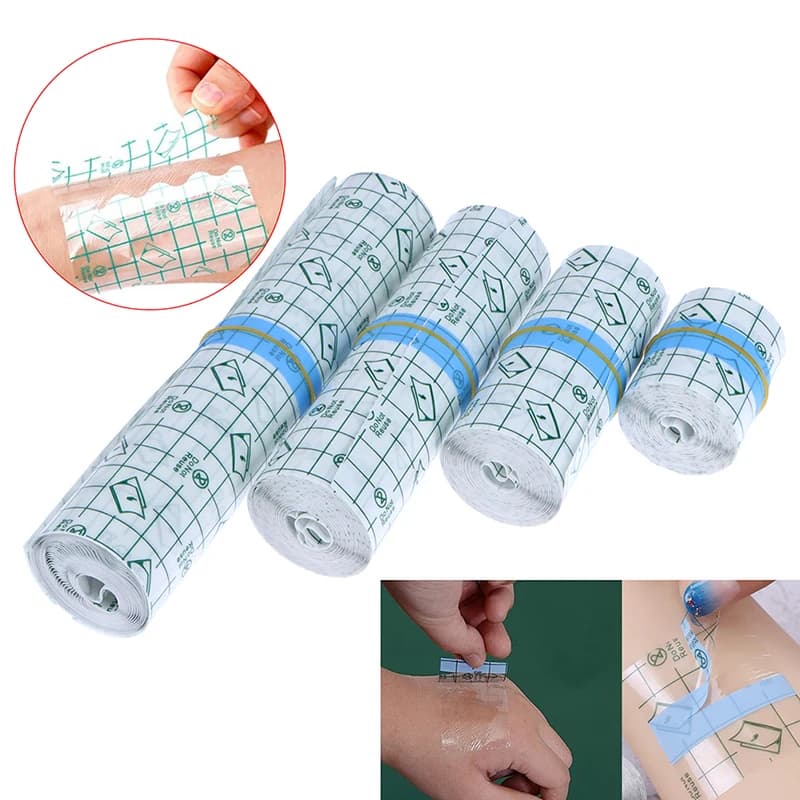 5M Medical Bandage Waterproof Tattoo Wound Repair Film Transparent Dressing Adhesive Skin Breathable Tape Plaster Sticker
