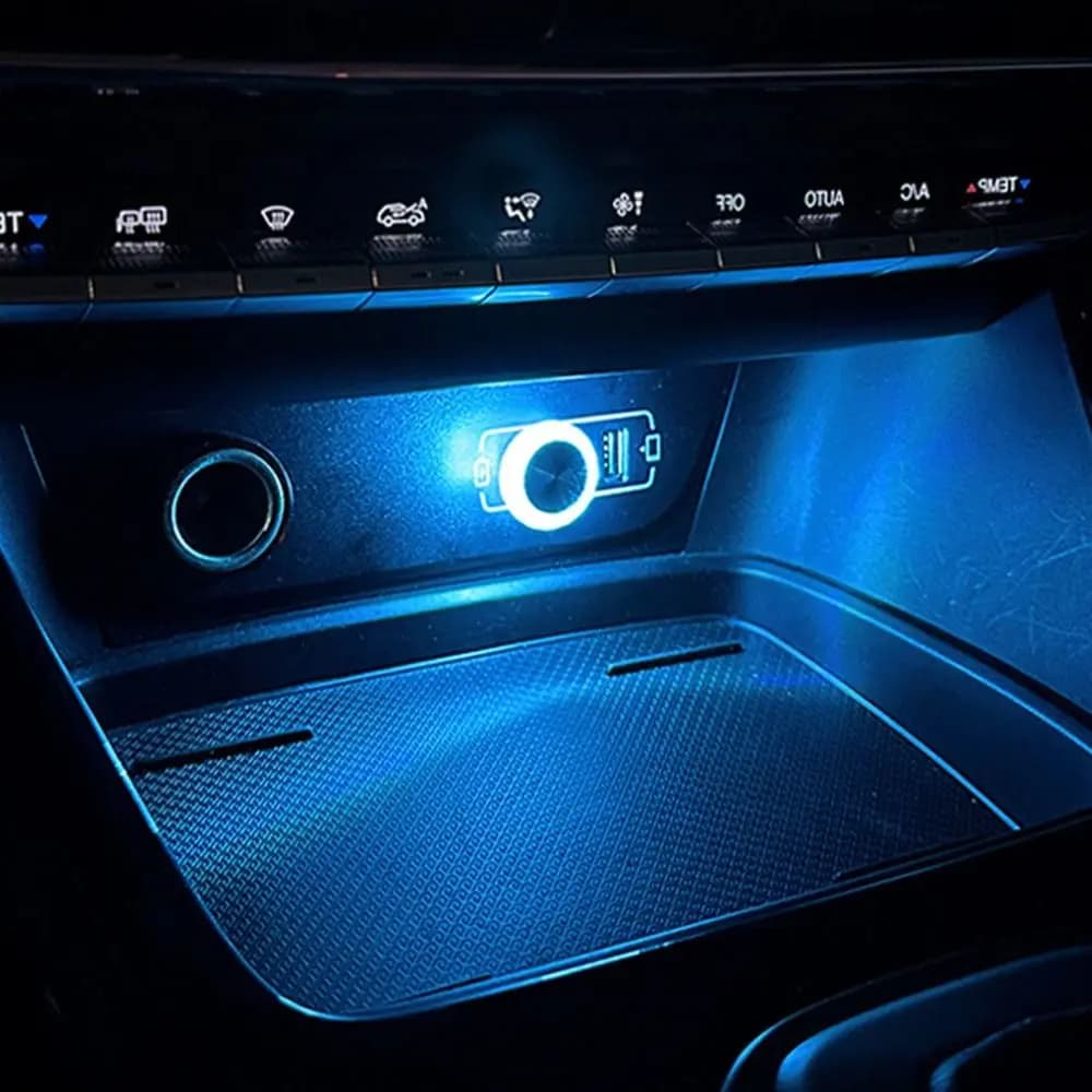 USB Ambient Light Mini Car Atmosphere Lamps Plug Play Universal Colorful Auto Interior Light LED Decorative Ambiance Lamp