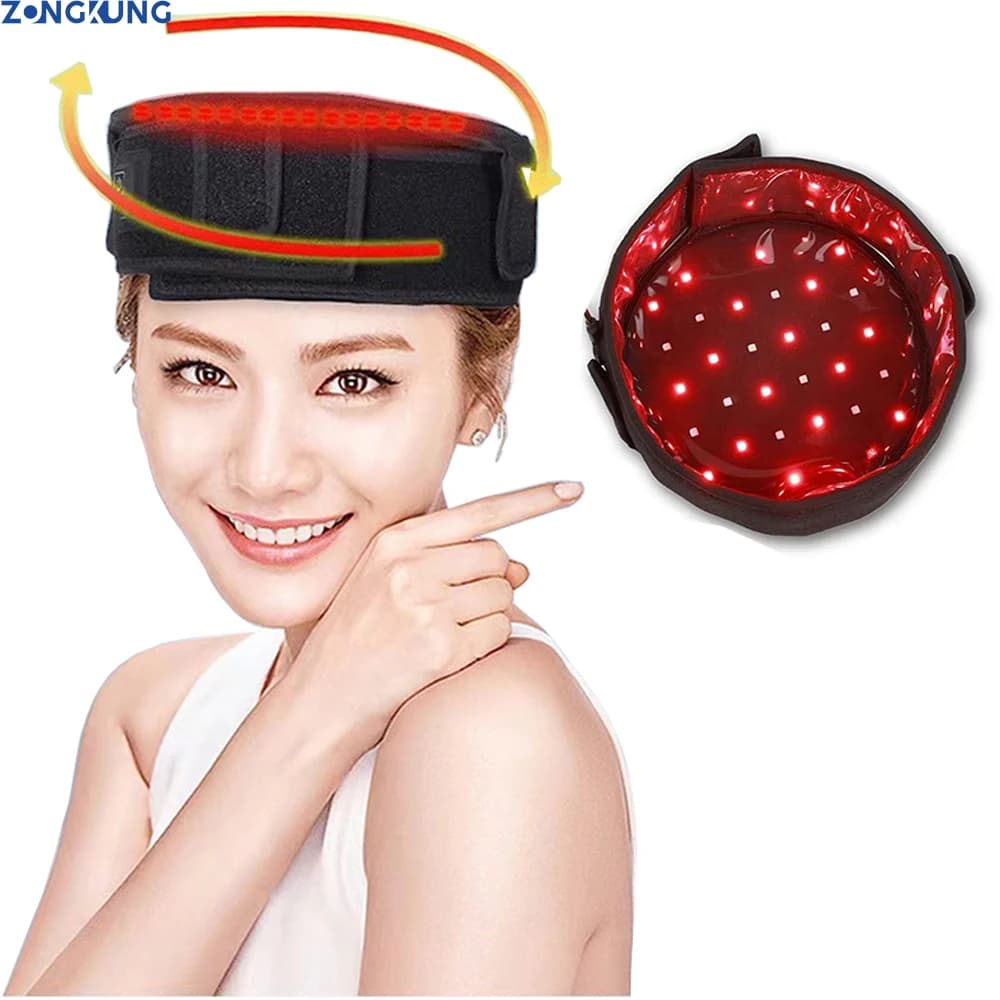 Infrared and Near Infrared Massage Cap for Preventing Hair Loss Growth Repair Dry Reduce Hair Oiliness