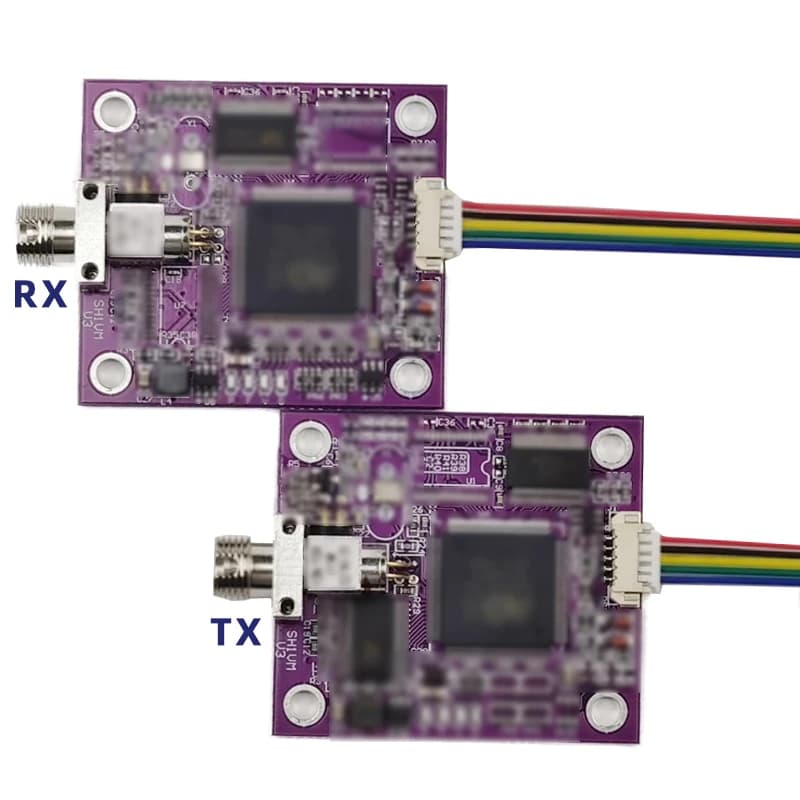 TX RX 1 channel video + UART & TTL & SBUS to fiber converter, FC/UPC single mode single fiber 0-20km voltage 5V-28V