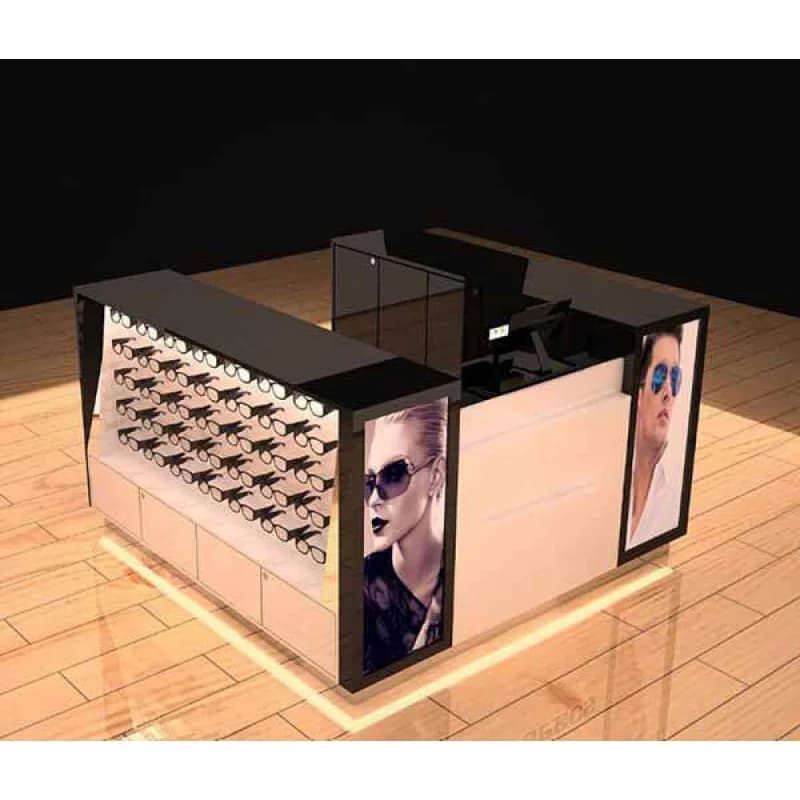 custom,SUNDO Wooden Sunglasses Store Furniture Glasses Showroom Display Showcase Sunglasses Display Cabinet for Optical Store De